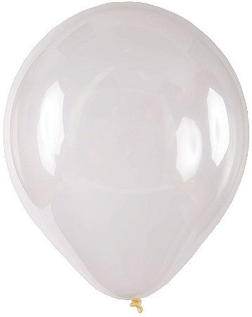Balão de Festa Redondo Big Balão 25" - Cristal - 01 Unidade - Art-Latex - Rizzo