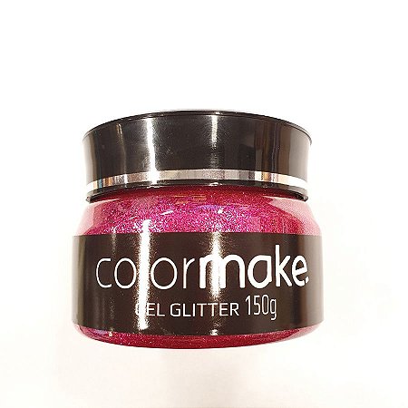 Gel Glitter Pink Pote 150 g - 1 unidade - ColorMake -
