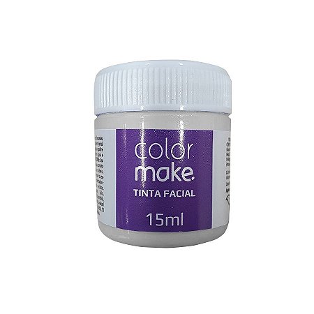 Tinta Facial Líquida Branca 15 mL - 1 unidade - ColorMake - Rizzo