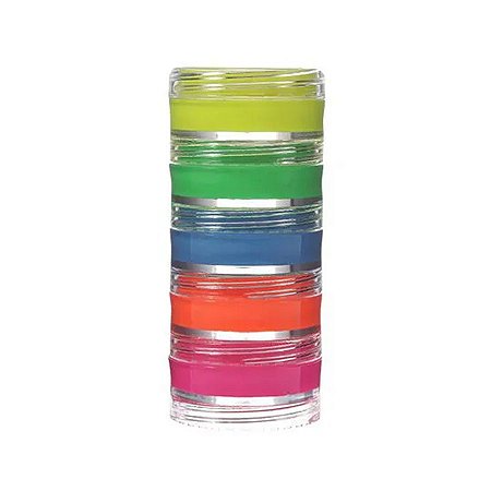 Tinta Facial Cremosa Kit 5 Cores 4g - 1 unidade - ColorMake - Rizzo