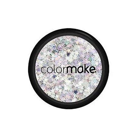 Glitter Shine Estrela Prata 2g - 1 unidade - ColorMake - Rizzo