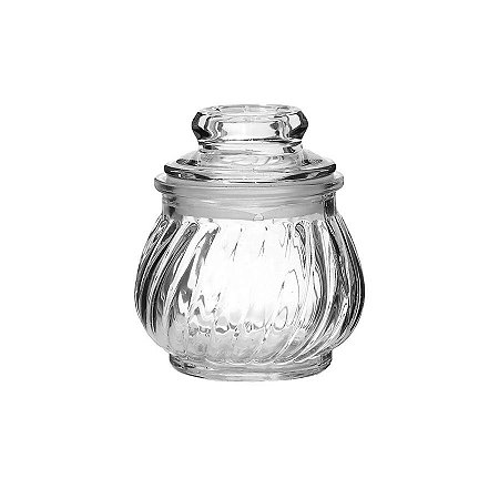 Pote de Vidro Hermético com Tampa 200 ml - 9x7,5cm - 1 unidade - Rizzo