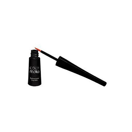 Delineador Líquido Laranja Neon 3mL - 1 unidade - ColorMake - Rizzo