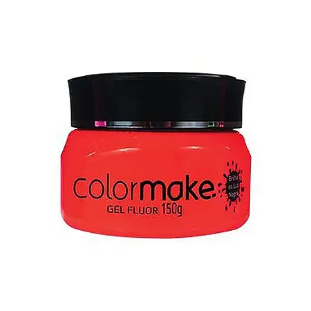 Gel Fluorescente Vermelho 150g - 1 unidade - ColorMake - Rizzo
