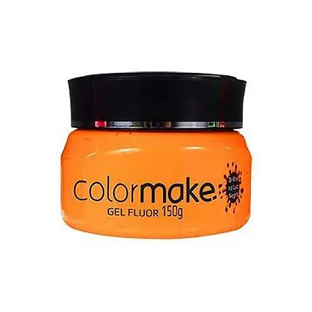 Gel Fluorescente Laranja 150g - 1 unidade - ColorMake - Rizzo