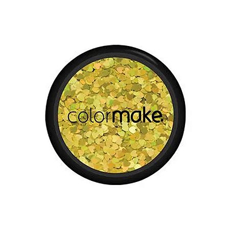 Glitter Shine Coracao Ouro 2g - 1 unidade - ColorMake - Rizzo