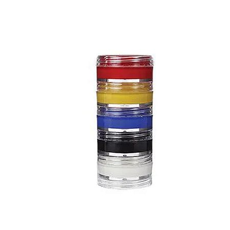 Tinta Facial Cremosa Kit 5 Cores 4g - 1 unidade - ColorMake - Rizzo