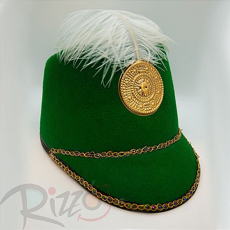 Adereço de Carnaval Chapéu Paquita - Verde - Mod:203 - 01 unidade - Rizzo