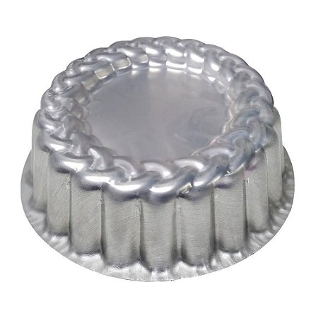 Forma de Alumínio Redonda 18x17cm - Ballerine Trancada - Ref 1061 - 01 Unidade - Caparroz - Rizzo