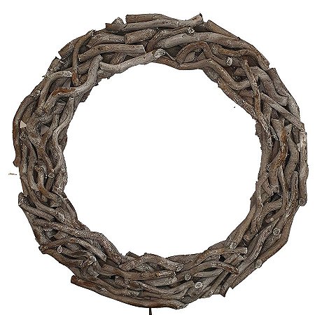 Guirlanda Decorativa 40cm - CINZA - 1 unidade - Rizzo