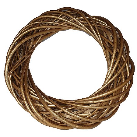 Guirlanda Dourada 40cm - 1 unidade - Rizzo