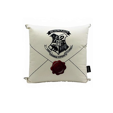 Almofada Carta Hogwarts 40cm - Harry Potter - 1 unidade - Zona Criativa - Rizzo