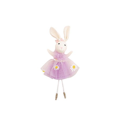 Enfeite para Pendurar Coelho Lilás - 01 Unidade - Cromus -