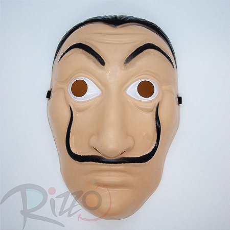 Máscara de Carnaval - La Casa de Papel - Mod:164 - 01 unidade - Rizzo