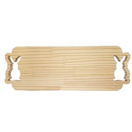 Tábua Madeira Crua de Madeira Coelho 01 - 14 x 40 cm - 1 unidade - Rizzo