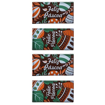 Blister Decorado com Transfer para Chocolate - Tablete - Ovinhos Páscoa - BLP0139 - 1 unidade - Stalden - Rizzo