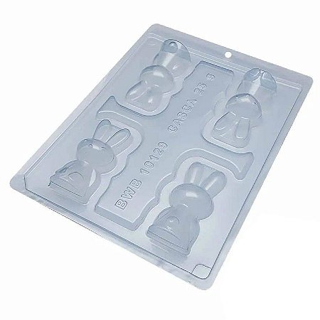 Forma Especial - Coelho Sentado Pequeno Ref 10129 - 01 Unidade - BWB
