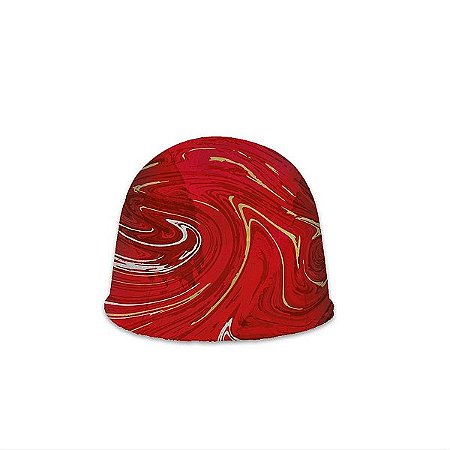 Papel Chumbo 8x7,8cm - Marmorizado Vermelho - 300 folhas - Cromus