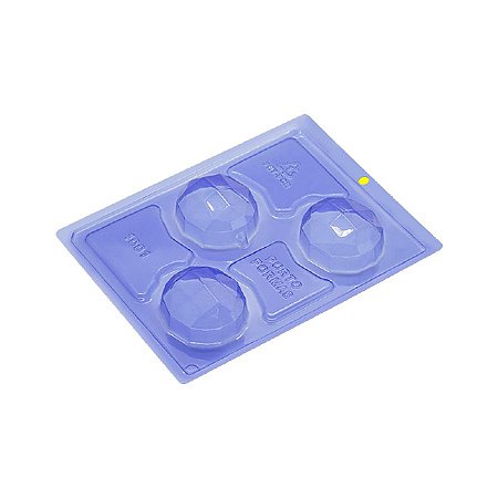Forma de Acetato - Natal - Bolas Facetadas - Nº 1001 - 1 UN - Porto Formas -