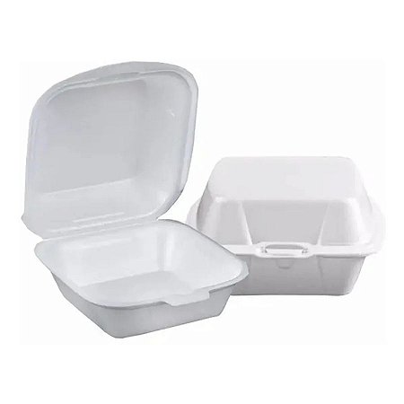 Embalagem de Lanche Isopor - 5 Unidades - Rizzo