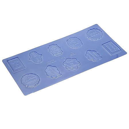 Forma de Acetato Especial "Plaquinha Sentimentos 2" - 875 - 01 Unidade - Porto Formas