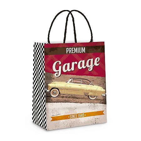 Sacola de Papel P - Garage - Embalagem Econômica - 10 unidades - Cromus - Rizzo