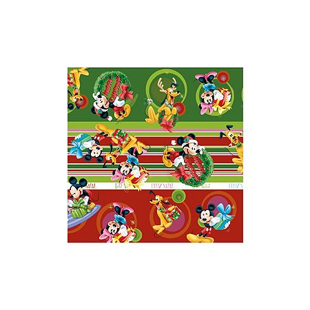Saco P/ Presente - 15x22cm - Natal Disney - 100 UN - Cromus - Rizzo