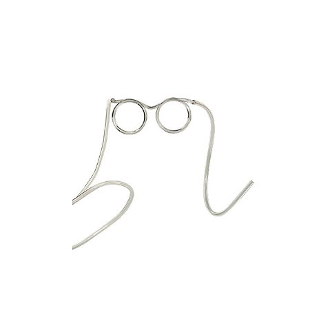 Óculos Canudo Transparente Festa Carnaval 01 Unidade Cromus