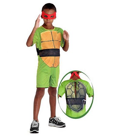 Fantasia Tartarugas Ninjas Raphael M - 01 Unidade - Sula - Rizzo