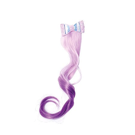Enfeite para Cabelos Mechas Roxo Festa Carnaval 01 Unidade Cromus