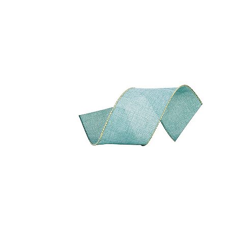 Fita Decorativa Natal Juta - Azul - 3,8x914cm - 1 UN - Cromus