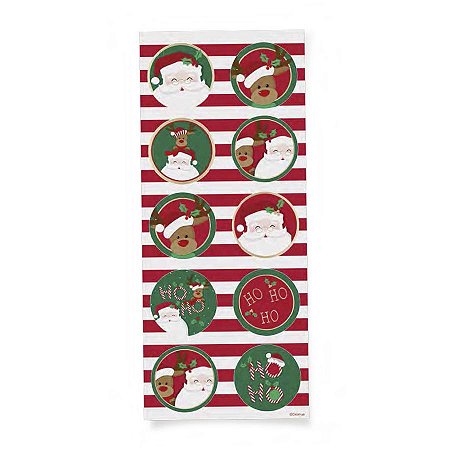 Adesivo Decorativo - Noite Feliz - 30 unidades - Cromus Natal
