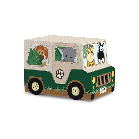 Caixa Jipe Festa Safari - 8 unidades - Cromus - Rizzo