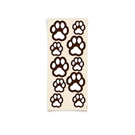 Adesivo Decorativo - Patinhas Safari - 30 unidades - Cromus - Rizzo
