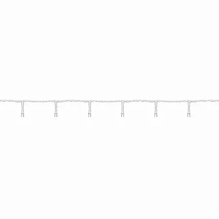 Cordão de LED Luz Branca com Fio Incolor 100 Leds 5m 220V - 1unidade - Cromus Natal - Rizzo
