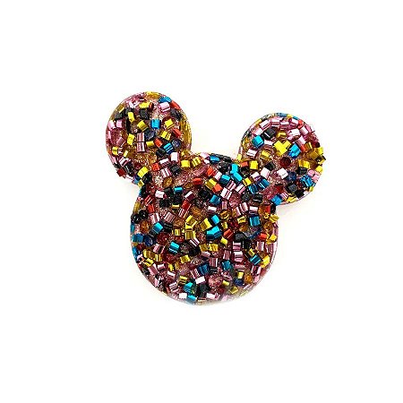Aplique Urso Canutilho Rosa & Azul - 6cm - 2 Un - Artegift - Rizzo