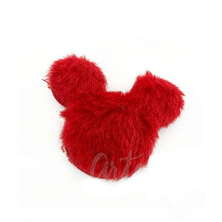 Aplique Urso Pelo Vermelho Decorativo - 2 Un - Artegift - Rizzo