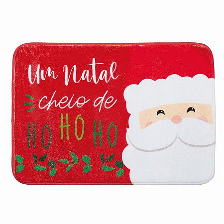 Tapete Rosto do Papai Noel 40cm - 01 unidade - Cromus Natal - Rizzo