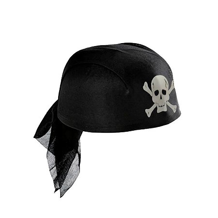 Chapéu Casco Pirata - Caveira Tradicional - 01 unidade - Rizzo