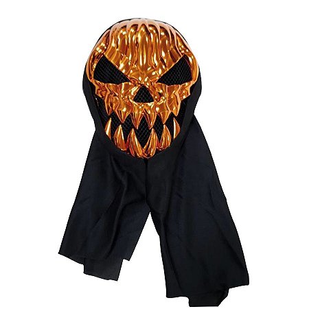 Máscara Luxo - Halloween - Caveira com Capuz mod.2 - Bronze - 01 unidade - Rizzo