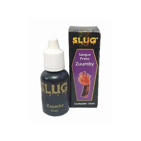 Sangue Preto Falso Artificial Para Maquiagem 15ml - 1 Unidade - SLUG - Rizzo
