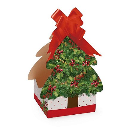 Caixa Panetone Árvore Harmonia para Panetone 500g - 10 Unidades - Cromus Natal - Rizzo