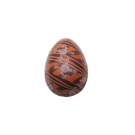 Blister Decorado com Transfer para Chocolate - Ovo 50g - Coelho - BLP0122 - 1 unidade - Stalden - Rizzo