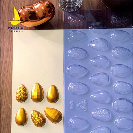 Forma de Acetato Ovos 3 em 1 - 10gr Ref 863 Porto Formas