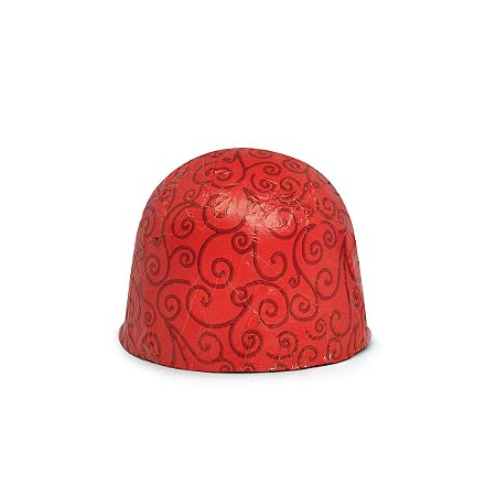 Papel Chumbo 8x7,8cm - Arabesco Vermelho - 300 folhas - Cromus - Rizzo Embalagens