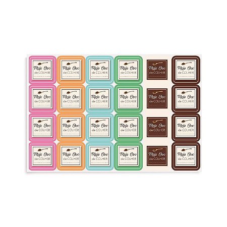 Cartela Adesiva Chocolatier Meio Ovo - 02 unidades - Cromus Páscoa - Rizzo