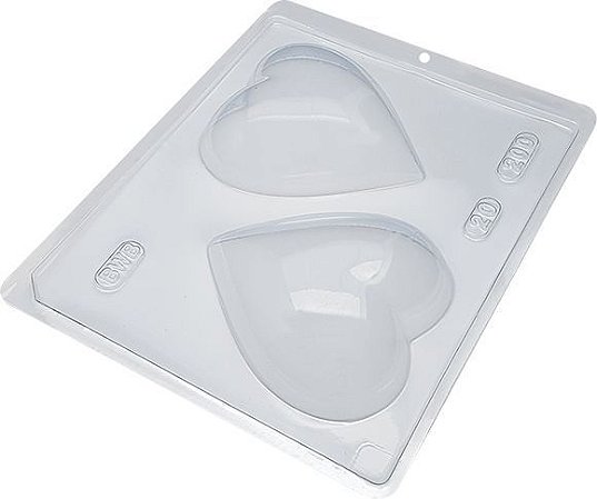 Forma de Acetato Coração 200g Cód. 20 BWB