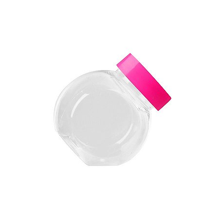 Mini Baleiro com Tampa Pink - 50ml - 10 unidades - Rizzo