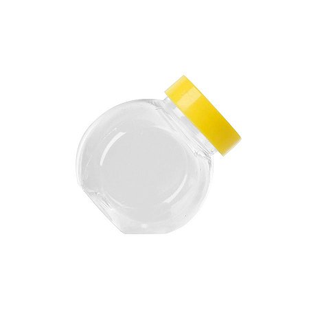 Mini Baleiro com Tampa Amarelo - 50ml - 10 unidades - Rizzo