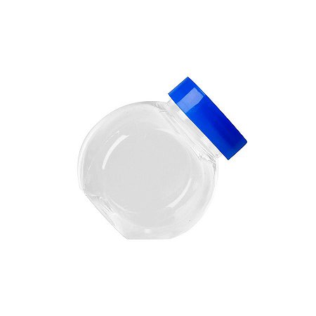 Mini Baleiro com Tampa Azul Escuro - 50ml - 10 unidades - Rizzo